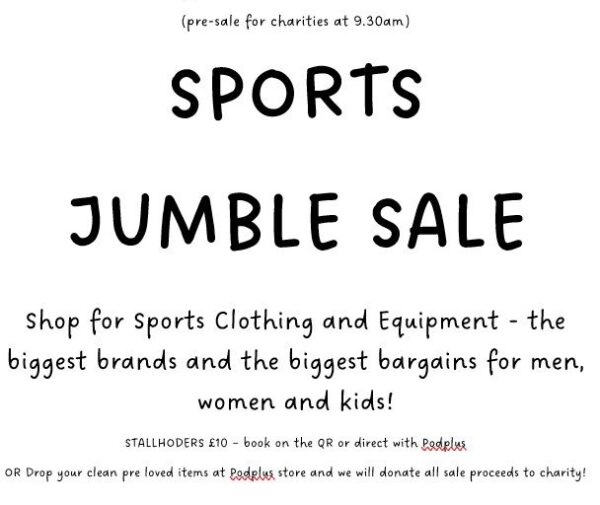 SPORTS JUMBLE STALL
